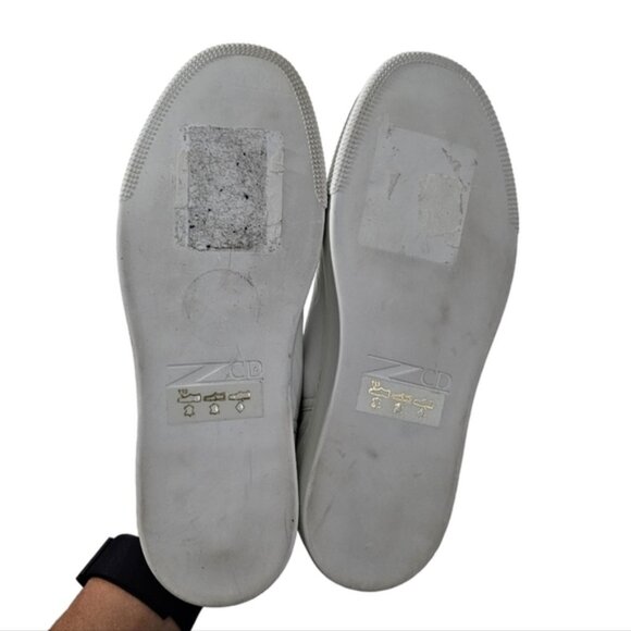 ZCD Montreal Senna slip-on leather sneakers white women's size 37 - Picture 13 of 13